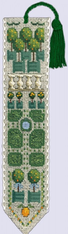 Набор для вышивания Le Bonheur des Dames 4527 Закладка "Marque Page Orangerie (Оранжерея)"
