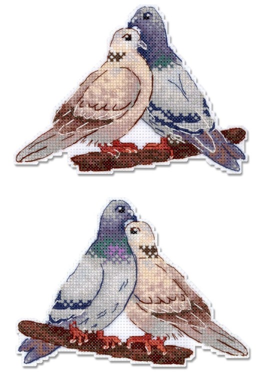 Набор для вышивания Жар-Птица Р-1338 Голубь и горлица