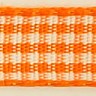 SAFISA 466-10мм-61 Лента с рисунком клетка, ширина 10 мм, цвет 61 - оранжевый