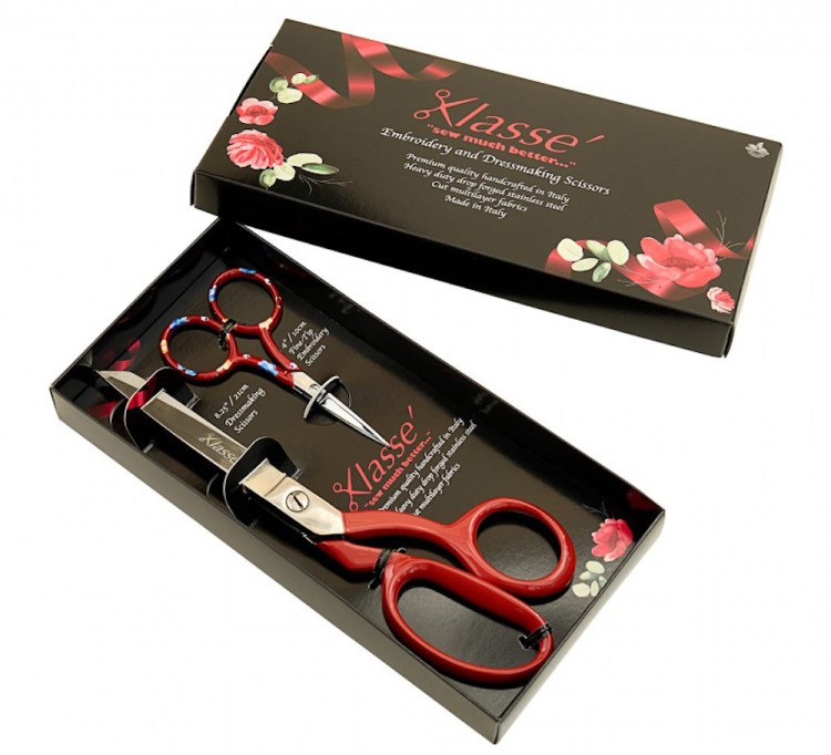 Hemline B4740 Набор из двух ножниц "Klasse" в подарочной коробке