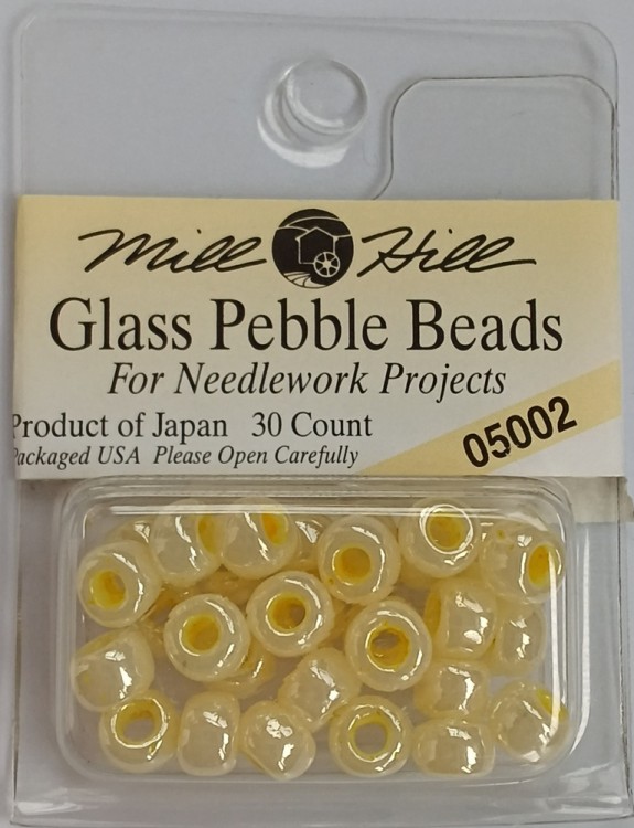 Mill Hill 05002 Yellow Creme - Бисер Pebble Beads