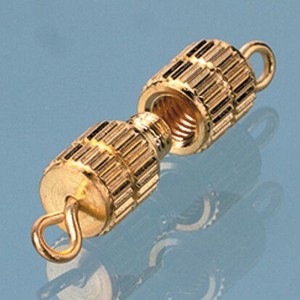 Efco 2180195 Застежка цилиндрическая, тип резьбовая, золотистая, 10 мм