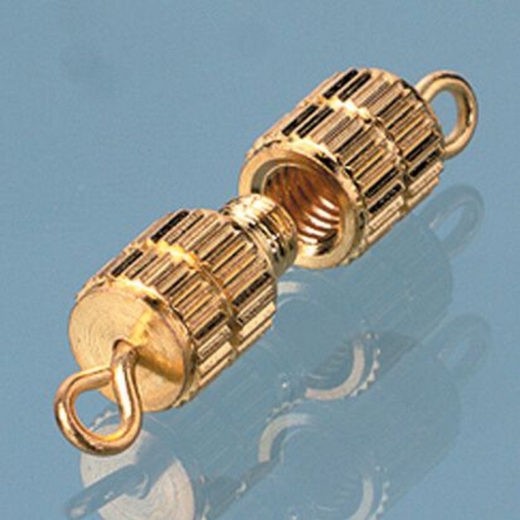 Efco 2180195 Застежка цилиндрическая, тип резьбовая, золотистая, 10 мм