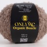 Пряжа для вязания OnlyWe MBU04 Organic boucle Коричневая пряжа буклированная (2 шт)