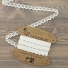 Goodman K-5004-01 Кружево плетеное, ширина 12 мм, цвет белый, 5 м