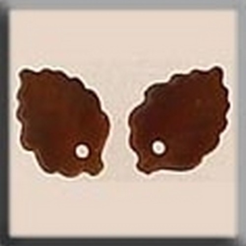 Mill Hill 12202 Декоративная подвеска "Medium Leaf Matte Autumn Topaz"