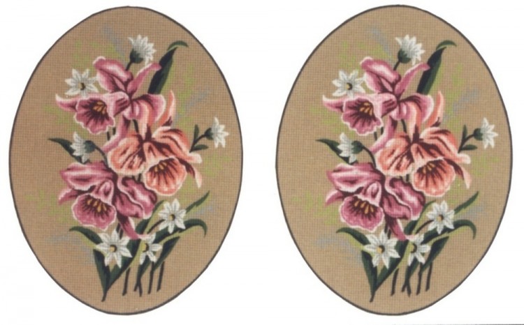 Gobelin Diamant 15.276 Розовые цветы