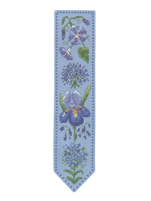 Le Bonheur des Dames 4597 Закладка Bookmark Blue Flowers (Голубые цветы)