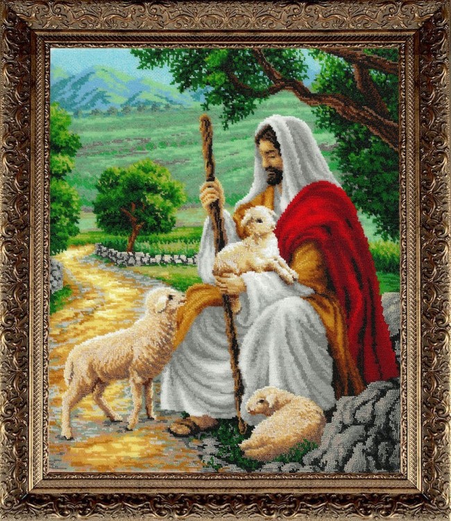 Набор для вышивания Золотые Ручки ЛМ-028 Пастырь