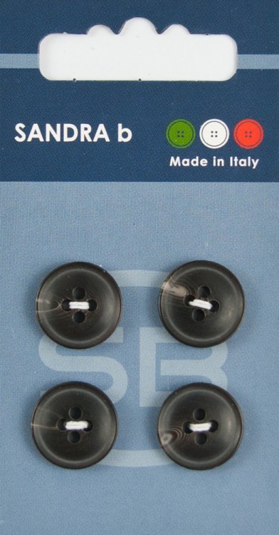 Sandra CARD183 Пуговицы, темно-коричневый