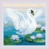 Набор для вышивания Риолис 2133 Белая лебедь