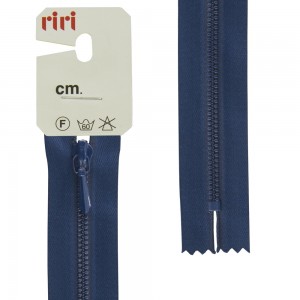 Riri 4301110/20/2626 Молния металлическая, неразъемная, крашеная, 3 мм, 20 см, кобальт синий