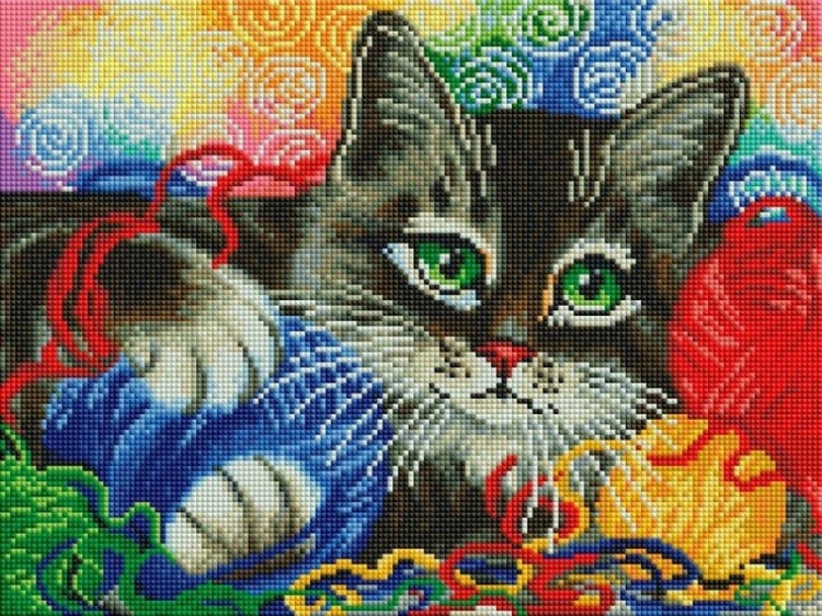 Белоснежка 600-ST-S Котик с клубочками