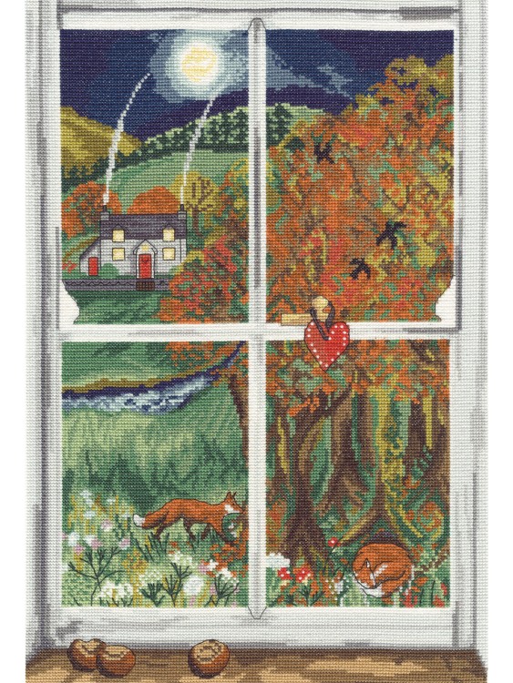 Bothy Threads XDD6 Conker Window (Каштановое окно) Bothy Threads XDD6 Conker Window (Каштановое окно)