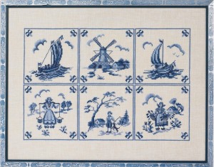 Eva Rosenstand 12-899 6 bla kakler (6 голубых плиток)