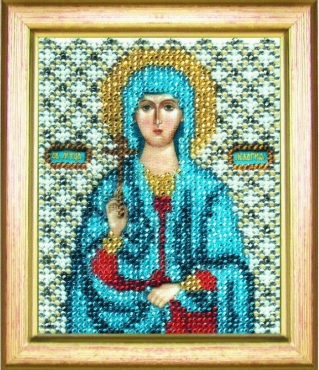 Набор для вышивания Чаривна Мить Б-1138 Икона святой мученицы Пелагии
