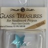 Mill Hill 12048 Декоративная подвеска "Large Domed Star Matte Aqua"