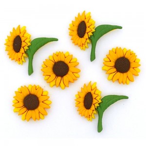 Dress It Up 1177355 Пуговицы "Sunflowers"