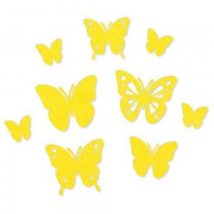 Efco 3446108 Набор самоклеящихся декоративных элементов "Бабочки" из фетра