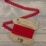 Goodman K-5004-216 Кружево плетеное, ширина 12 мм, цвет красный, 5 м