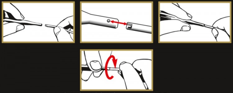 Addi 660-7/000 Набор стартовый для комбинирования спиц системы AddiClick Starter-set