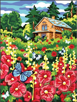 Collection D'Art 10509 Ткань с рисунком для вышивания