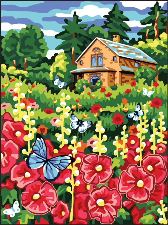 Collection D'Art 10509 Ткань с рисунком для вышивания