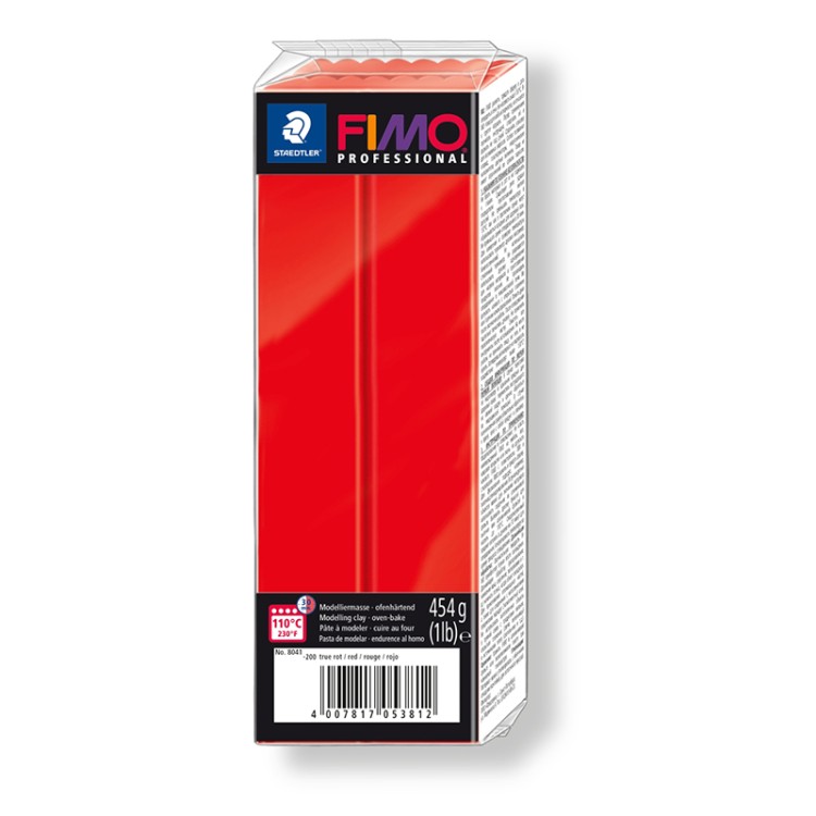 Fimo 8041-200 Полимерная глина "Professional" красная