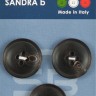Sandra CARD184 Пуговицы, темно-коричневый