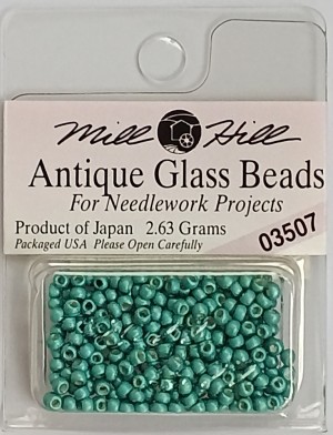 Mill Hill 03507 Satin Turquoise - Бисер Antique Seed Beads