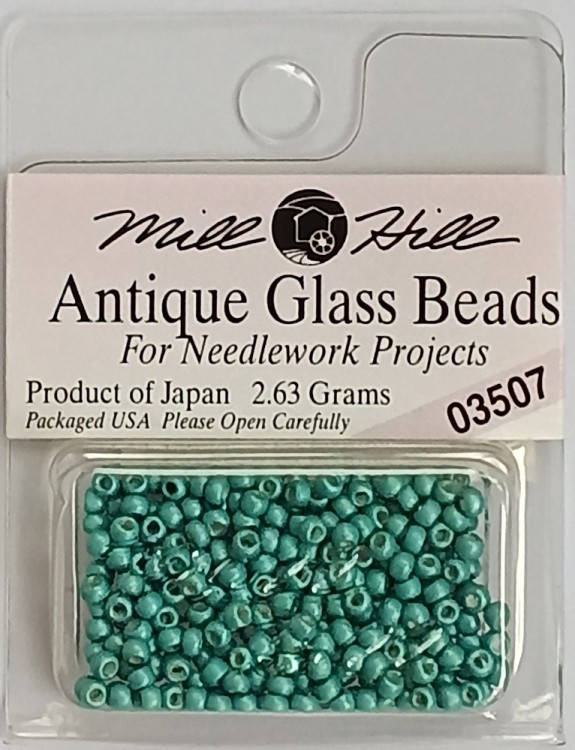 Mill Hill 03507 Satin Turquoise - Бисер Antique Seed Beads