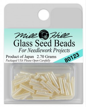 Mill Hill 80123 Cream - Бисер Medium Bugle Beads