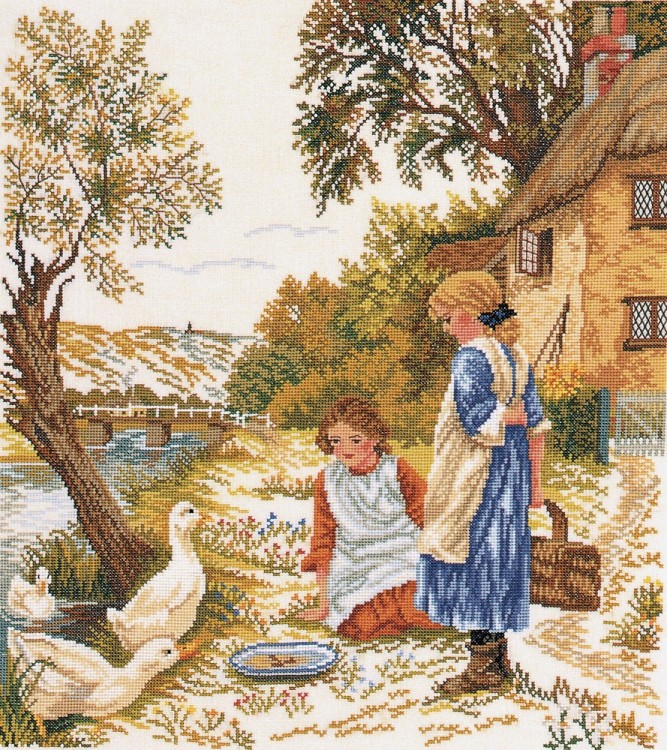 Eva Rosenstand 12-964 Девочка и гуси