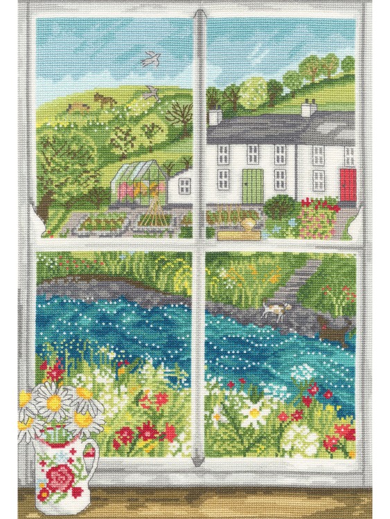 Bothy Threads XDD5 Daisy Window (Окно с ромашками) Bothy Threads XDD5 Daisy Window (Окно с ромашками)