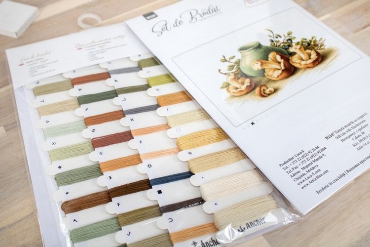 Набор для вышивания Luca-S B2247 Натюрморт с грибами