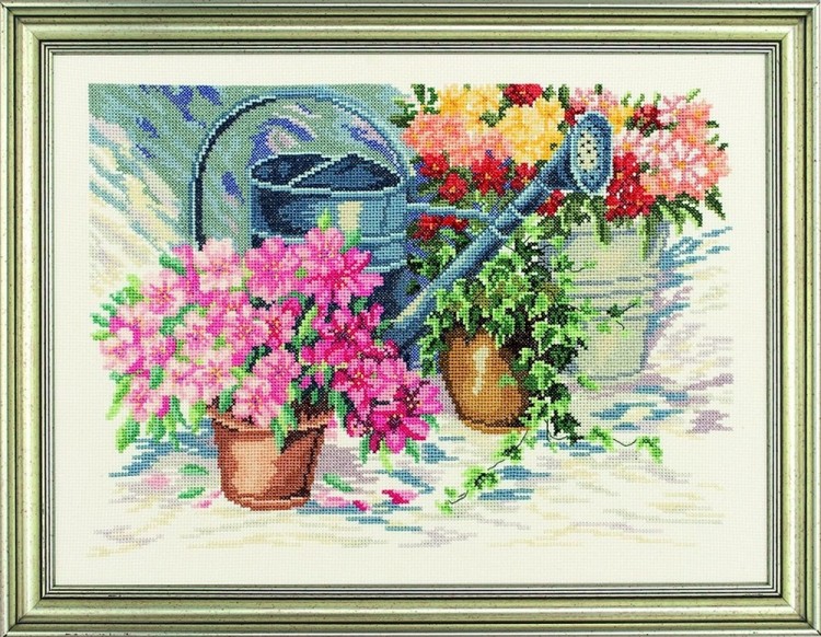 Permin 70-5324 Gardenflowers (Садовые цветы)