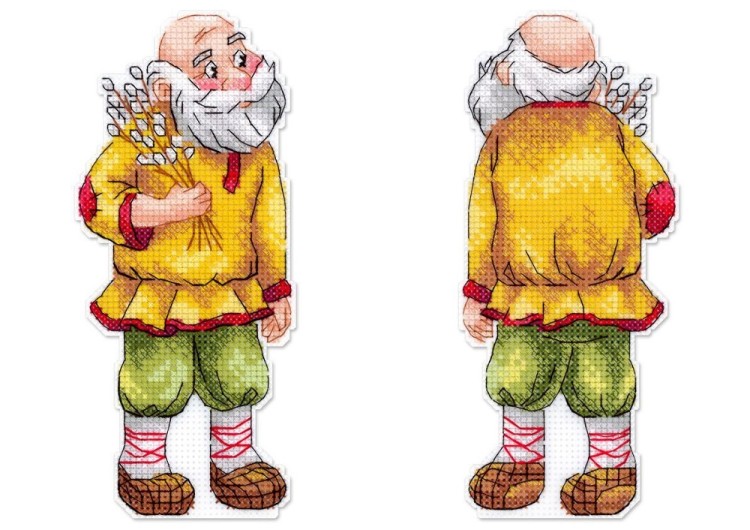 Набор для вышивания Жар-Птица Р-1355 Дедушка с вербой