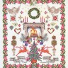 Набор для вышивания Thea Gouverneur 2077 Christmas Design (Рождественский сэмплер)