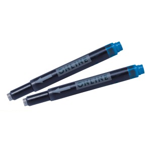 Online 17026Combi Картридж "Combi Ink Cartridge" для перьевой ручки, 4 упаковки по 5 картриджей