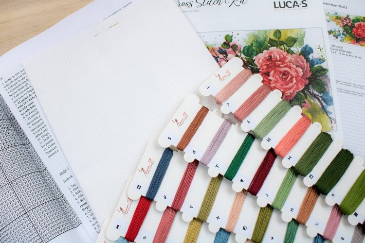 Набор для вышивания Luca-S B2383 Красные розы