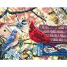 Набор для вышивания LetiStitch L8062 Springtime Songbirds (Весенние певчие птицы)