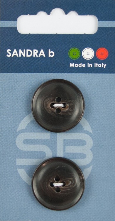 Sandra CARD185 Пуговицы, темно-коричневый