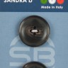 Sandra CARD185 Пуговицы, темно-коричневый