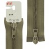 Riri 2519755/55/2814 Молния спираль, разъемная, 2 замка, 6 мм, 55 см, бежево-зеленый светлый