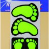 Kleiber 611-43 Набор аппликаций самоклеящиеся светоотражающие "Ножки"