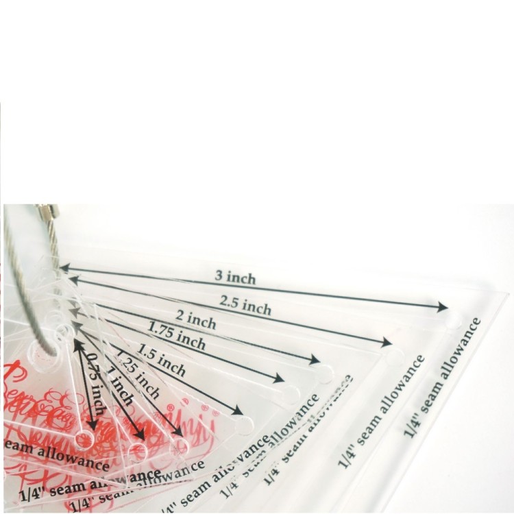 Hemline NL4162 Набор лекал для заготовок-ромбов, 8 размеров
