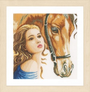 Lanarte PN-0158324 Women and horse linen