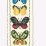 Набор для вышивания Le Bonheur des Dames 4542 Закладка "Marque Page Les Papillons (Бабочки)"