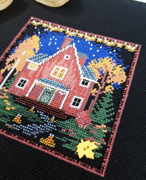 Набор для вышивания Марья Искусница 13.003.17 Осенний домик