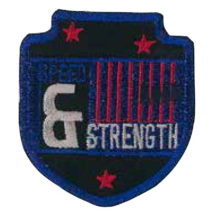 HKM 32662/1SB Термоаппликация "Speed & Strength"